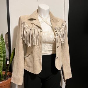 Roper Leather western Fringe Jacket woman's